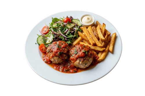 Assiette Boulettes Tomate
